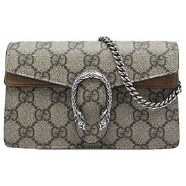 Gucci Beige Mini GG Supreme Dionysus Crossbody