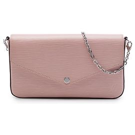 Louis Vuitton Pochette Felicie in Epi rosa