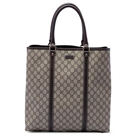 Tote verticale Gucci Beige GG Supreme Joy