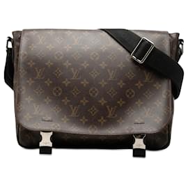Louis Vuitton Marrone Monogram Macassar Clarence