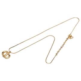 Collana con pendente Dior Gold con logo CD placcato oro