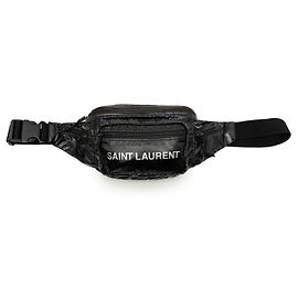Borsa a tracolla Nuxx in nylon nero Saint Laurent