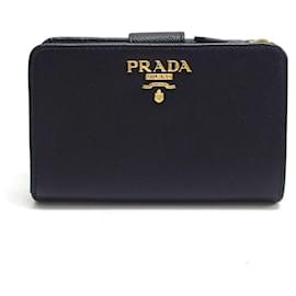 Prada Saffiano Metal Bi-fold Medium Wallet