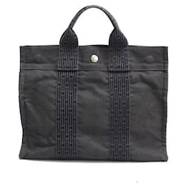 Borsa Tote Hermes Herline PM in grigio - Hermès