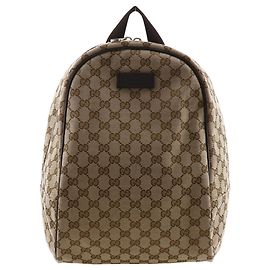 Zaino Gucci in tela GG marrone