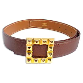 Hermes Ledergürtel Standard Braun - Hermès
