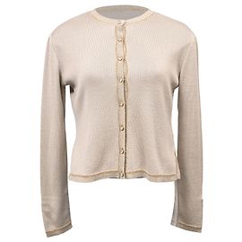Valentino Garavani Cardigan e Top Valentino Boutique in lana beige