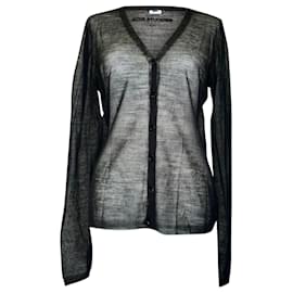 Cárdigan ligero Acne Studios en lana negra