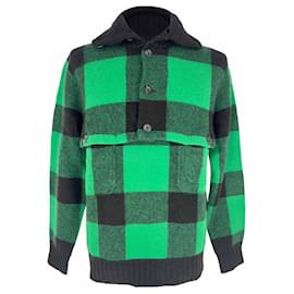 Maglione a quadri Polo Ralph Lauren in lana verde