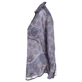 Camisa Vitali de seda con estampado paisley de Zimmermann