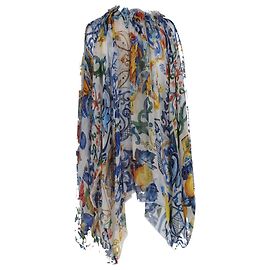 Blusa de manga larga estampada Dolce & Gabbana multicolor en seda