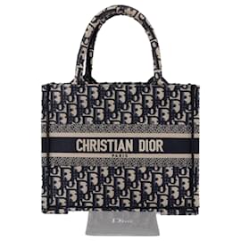Petit sac cabas Oblique Navy - Dior