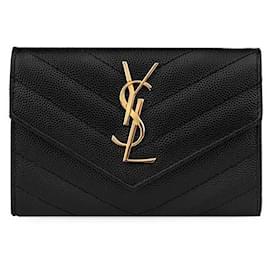 Monogramm Envelope Kartenetui - Saint Laurent