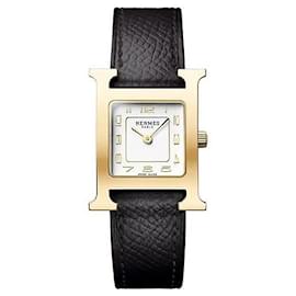 Heure Watch Small Model Yellow Gold Plated - Hermès