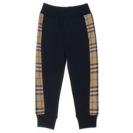 Burberry Pantalon de jogging en coton à motif vintage check