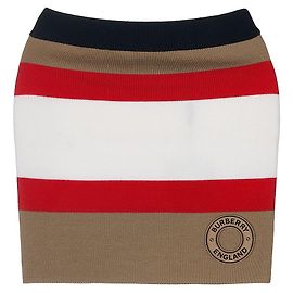 Burberry Jupe en laine avec applique graphique logo pour fille
