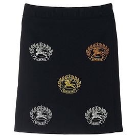 Burberry Jupe en laine technique imprimée pour filles SIDNEY SKIRT EKD