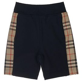 Burberry Short en coton à motif carreaux vintage