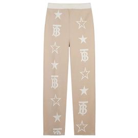 Burberry Sylvie Trouser Girl TB Star Cotton Blend Jacquard (Adult Wearable)