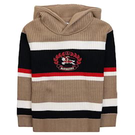 Felpa in lana ricamata per ragazzi EKD GRAYSEN STRIPE - Burberry