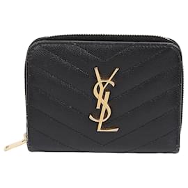 Kompakter runder Geldbeutel - Saint Laurent