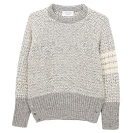 Diagonal Strickpullover Größe - Thom Browne