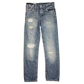 Pantaloni in denim dritti con effetto vissuto Polo Kids Anni - Ralph Lauren