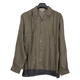 Gucci Hemd mit Interlocking-Print Größe