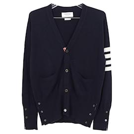 Cárdigan con rayas diagonales - Thom Browne