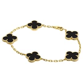 Van Cleef & Arpels Vintage Alhambra Onyx Bracelet