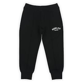 Pantaloni della tuta Moncler Kids con logo ricamato (Nero)