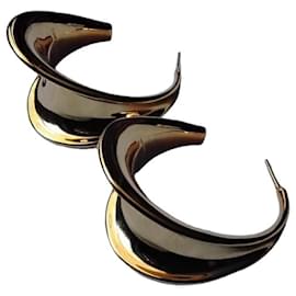 Orecchini a cerchio Saint Laurent color oro