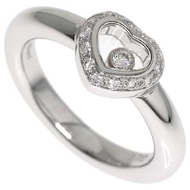 Anello Chopard Happy Diamonds in oro bianco 18K