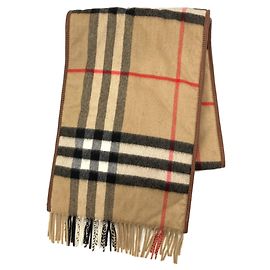 Burberry Schal mit braunem Check-Muster