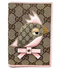 Portapassaporto Gucci Papagallo GG Canvas