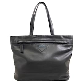 Borsa tote Prada Logo in pelle nera