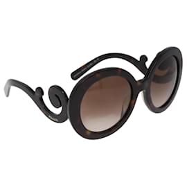 Occhiali da Sole PRADA Baroque in Plastica Marrone Oro Auth SW2600V - Prada