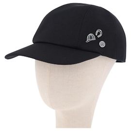 Hermès HERMES Casquette Cap Wool Ardoise Auth BA13821M