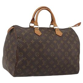 LOUIS VUITTON Borsa Monogram Speedy 35 M41524 LV Auth 191278