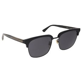 Gafas de sol GUCCI de plástico negro y dorado GG0382S Auth SW2614V
