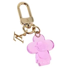 Portachiavi LOUIS VUITTON Vivienne Gummy Mini in metallo Rose M03652 LV Auth 190677M