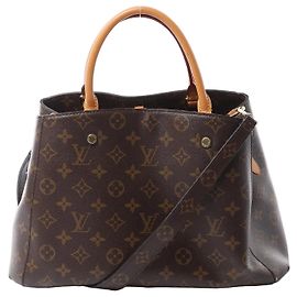 Borsa 2Way Louis Vuitton Montaigne MM in Monogram Canvas marrone M41056