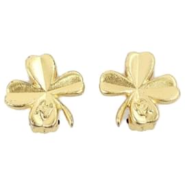 Orecchini a clip dorati Chanel