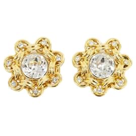 Orecchini a clip dorati Chanel