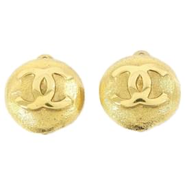 Orecchini a clip dorati Chanel