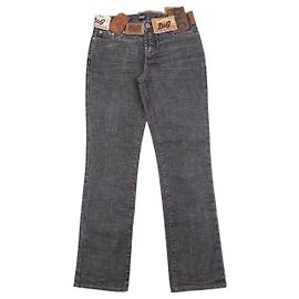 Dolce & Gabbana AW03 Flared Bootcut Multi Patch Tag Denim Jeans