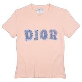 T-shirt con stampa denim 'Dior' Dior by Galliano SS03