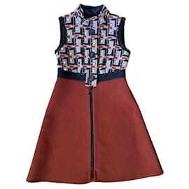 Robe Louis Vuitton Runway Motif Géométrique FW14