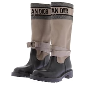 Botas Dior D-Major de piel negra talla 37