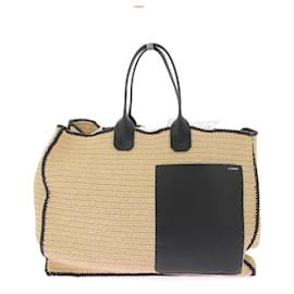 Valextra Grande borsa tote in rafia